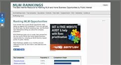 Desktop Screenshot of mlmrankings.com